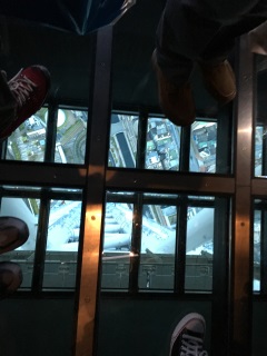 ガラス床。形状からしてこちらはGlass Floorのほうでしょう ガラス床。形状からしてこちらはGlass Floorのほうでしょう