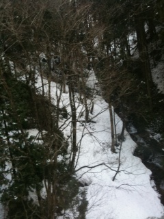 秋田・岩手県境付近の雪景色を窓越しに撮影 秋田・岩手県境付近の雪景色を窓越しに撮影