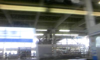 広島駅。タイミングが合わず大失敗! 広島駅