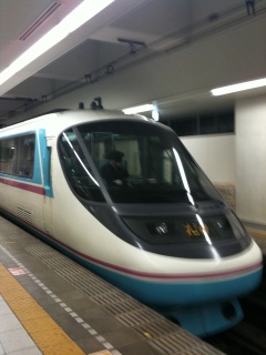 1時間半お世話になったロマンスカーです。 1時間半お世話になったロマンスカーです。