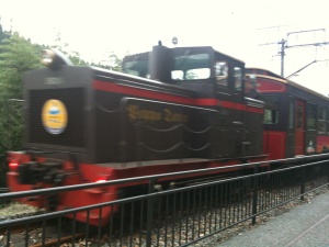 文化むらのトロッコ列車。今年はこの日が最終営業でした 文化むらのトロッコ列車。今年はこの日が最終営業でした